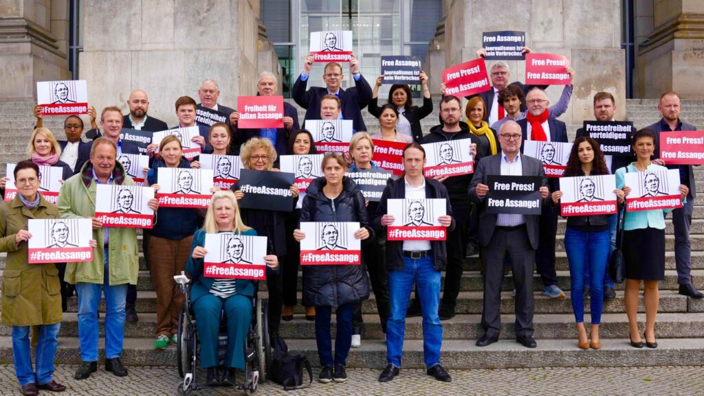 German MPs supporting Julian Assange, 22 October 2022