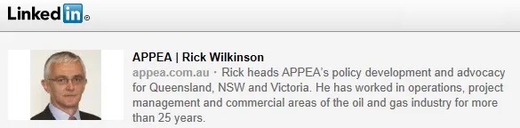 APPEA Rick Wilkinson