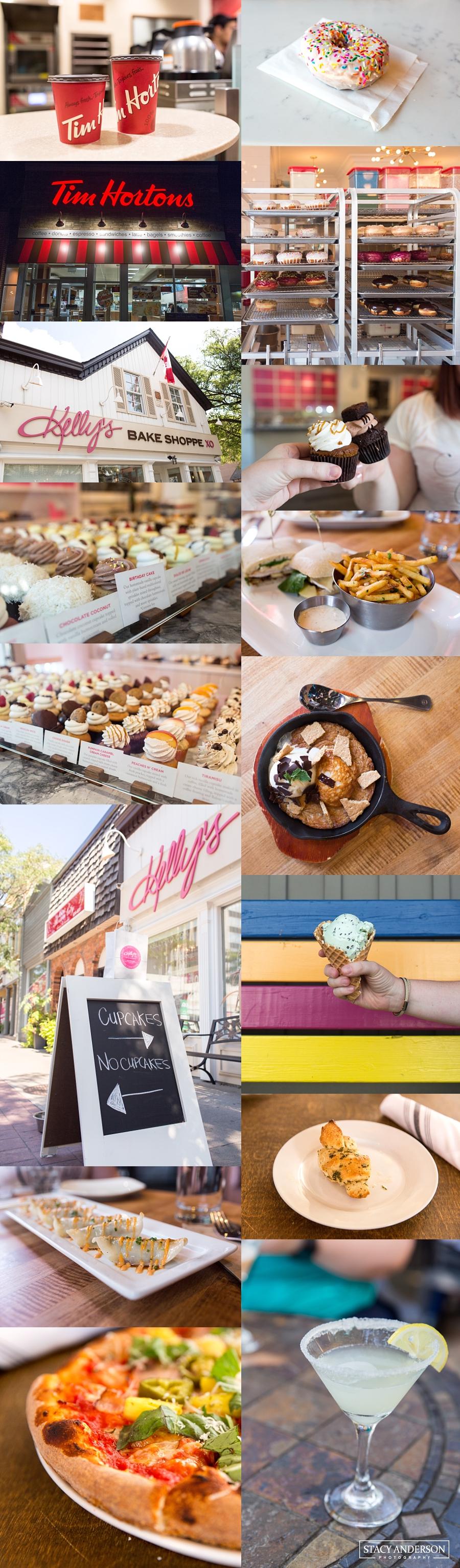  Pictured above are: Kelly’s Bake Shop , Son Of A Peach , Martini House , Tim Horton’s , Earl’s Kitchen & Bar , Swiss Chalet , RC’s Boardwalk , The Mule , The Sunshine Doughnut Co , Wharf Fish & Chips , Turtle Jack’s , and Second Cup 