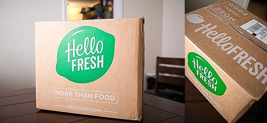  Once you sign up, you'll get to pick two meals out of three choices. You'll also decide what day works best for you for delivery. Upon delivery, the boxes will show up on your doorstep looking just like this. My son was very confused when we got home from school and I told him dinner was on the front porch! 