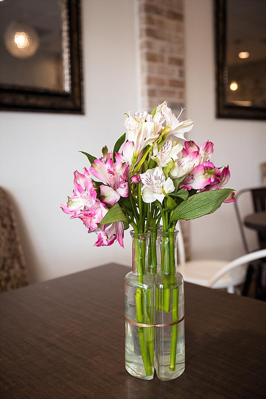  I love places that have fresh flowers. It shows that they care about their business and are consistent in keeping their space clean and welcoming. 